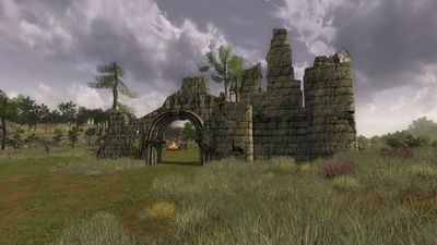 Orc captured ruins on the northern ridge