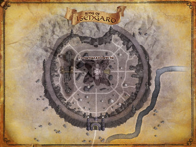 Map of Ring of Isengard