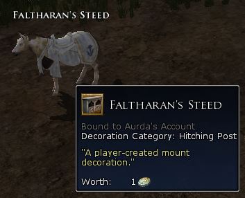 Hitching Post decoration tooltip