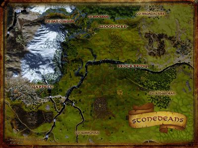 Topographic map of Stonedeans