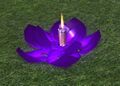 Purple Floating Lantern - Open