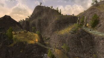 View of Bleakrift from the War-master's ledge