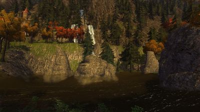 Another view of the central lake of Rivendell Valley