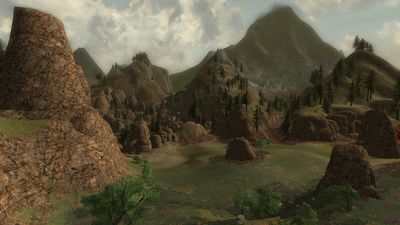 Another view of the valley of giants, drakes, and trolls
