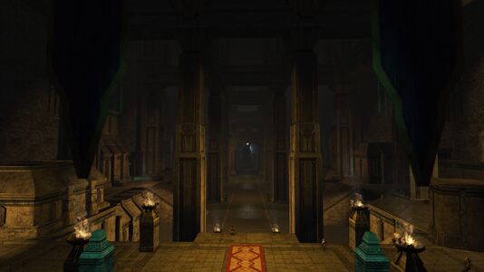 View of the Hall of Kings from Thorin's Throne