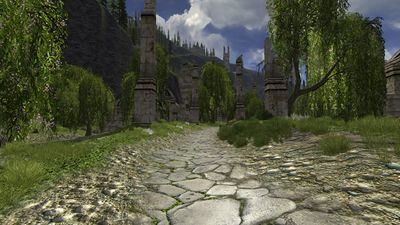 The stone road through the Way of Kings