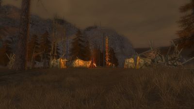 One of the many camps within the orc fortress