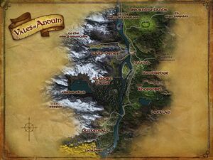 Map of the Vales of Anduin
