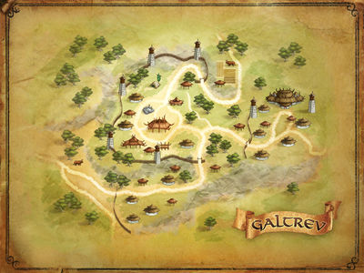 Click for larger map of Galtrev