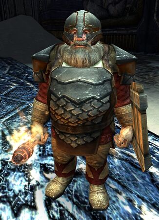 Nori in his old armor, in Thikil-gundu