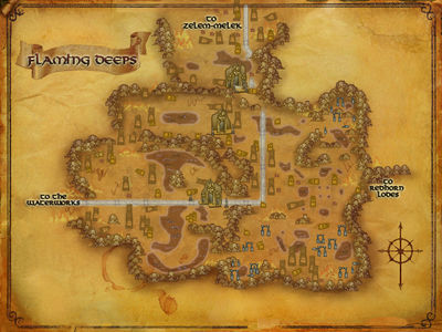Map of The Flaming Deeps