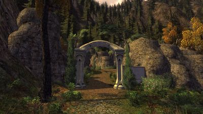 The south gate of Elrond's Stables