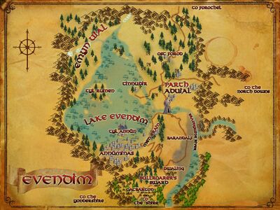 Map of Evendim