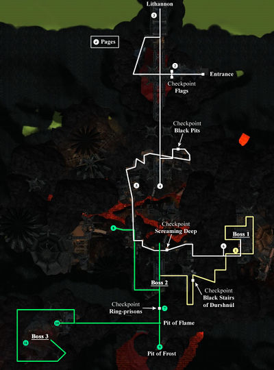 Annotated Map of the Abyss of Mordath