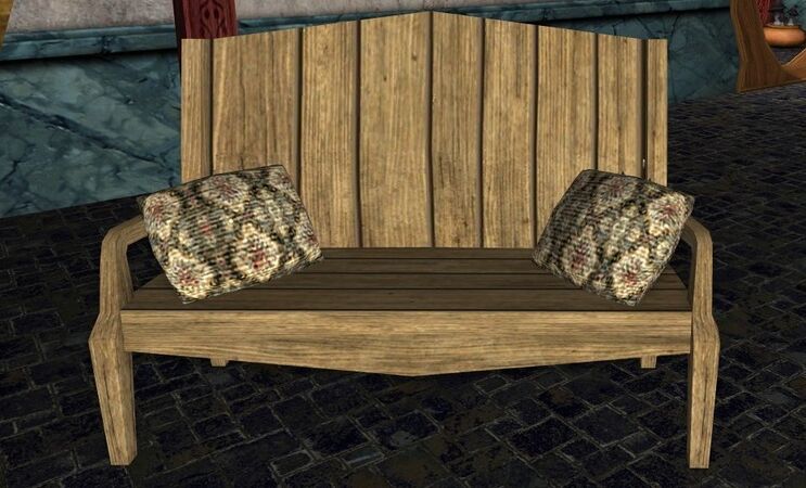 Cushioned Bench