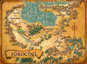 Map of Forochel POIs