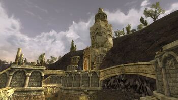 South western ruins where goblins have set up camp