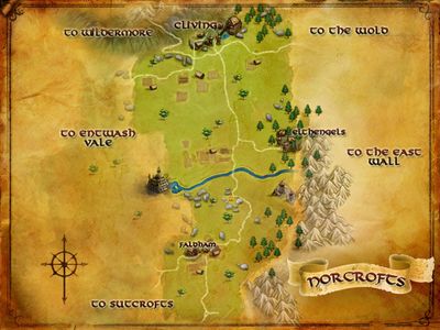 Map of Norcrofts