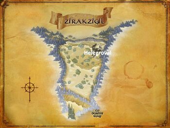 Zirakzigil Named Creatures map