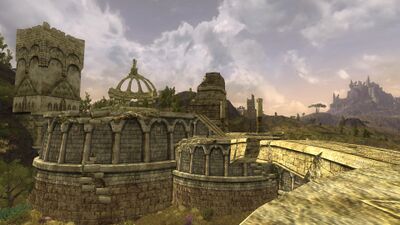 Atop the ruins of Ost Cyrn
