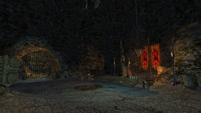 Mess hall in Brigand Cave