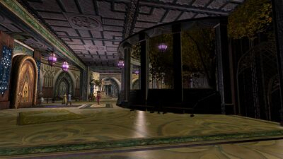 A view of the the middle walkway in the elven refuge