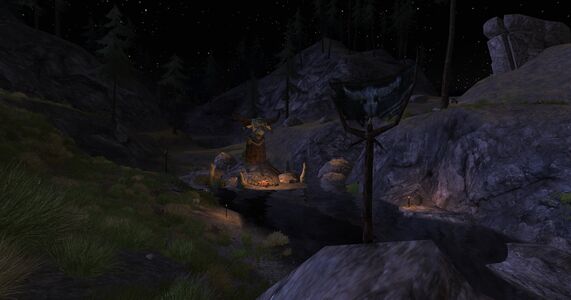 Munfaeril's Shrine at twilight