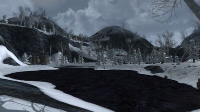Frozen pond in Thorin's Gate