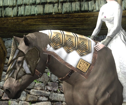 Head-piece of the Ered Mithrin Steed