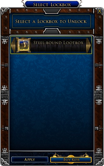 traveller's steel bound lootbox