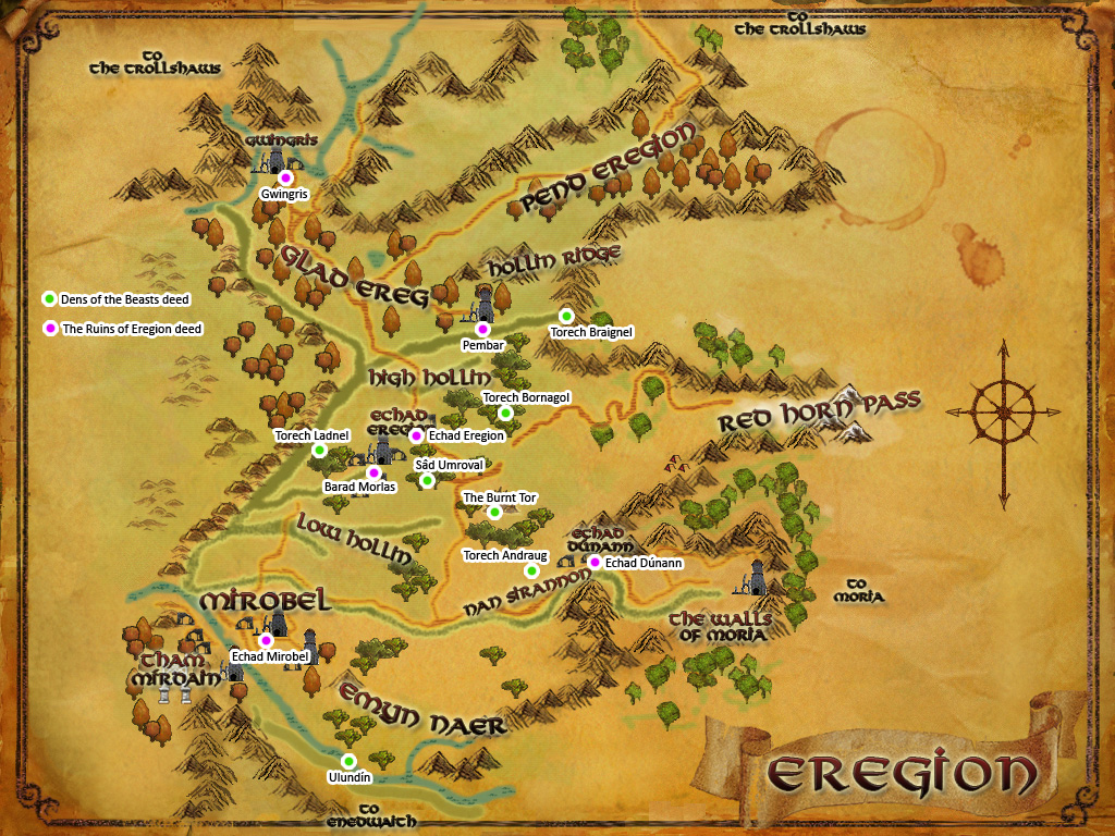 File:Eregion map Hunter guide skill deeds.jpg - Lotro-Wiki.com