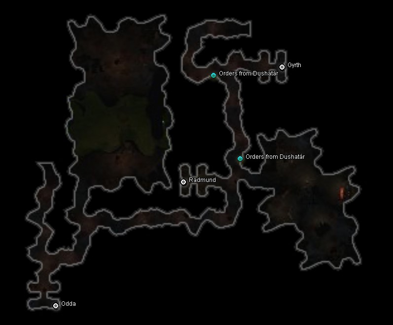 Map of the Mor-hai Cave