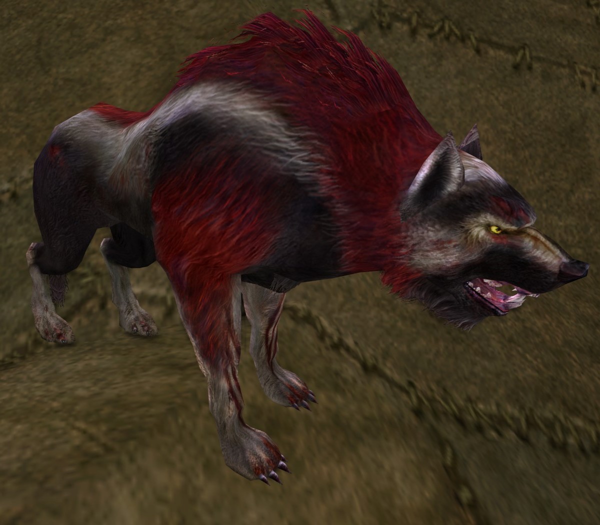 Blood-drinker Warg Appearance - Lotro-Wiki.com