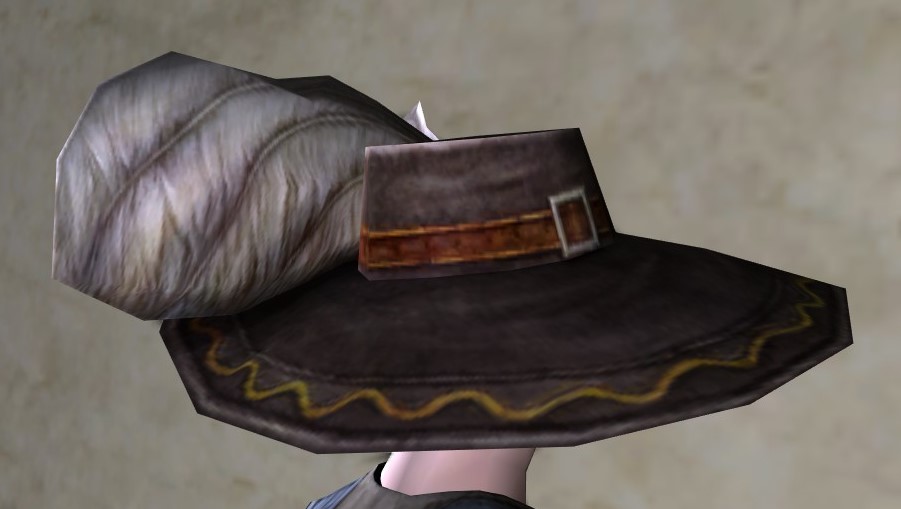 the plumed bonnet