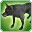 Black Marble Wolf-dog-icon.png