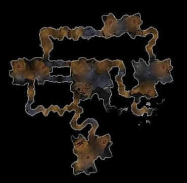 Map of The Sprawling Dark