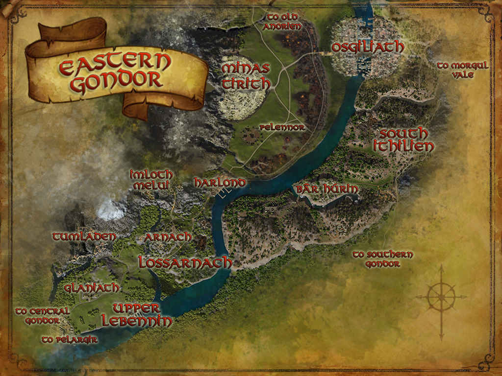 File:Eastern Gondor map.jpg - Lotro-Wiki.com