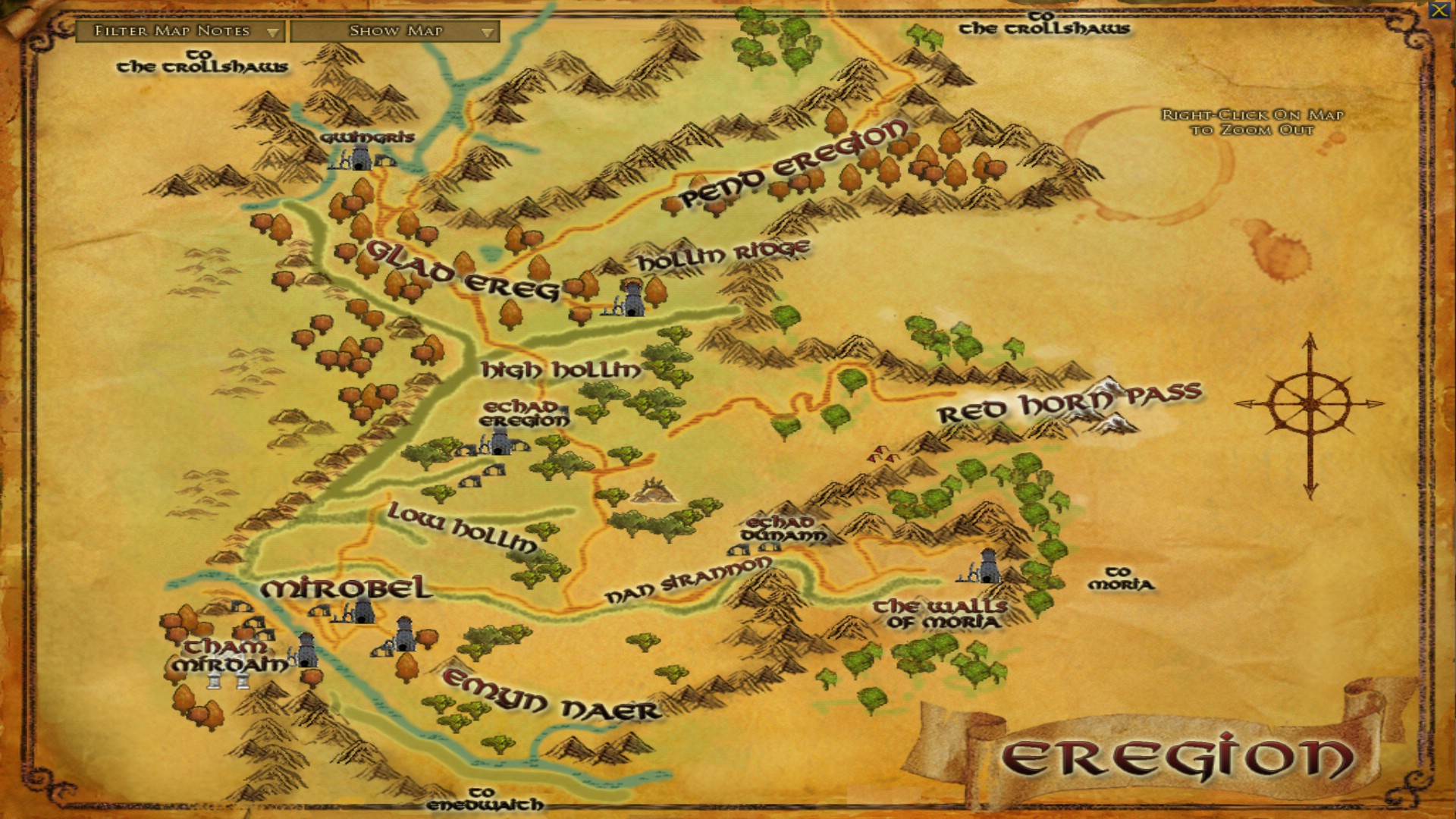 File:Eregion map.jpg - Lotro-Wiki.com