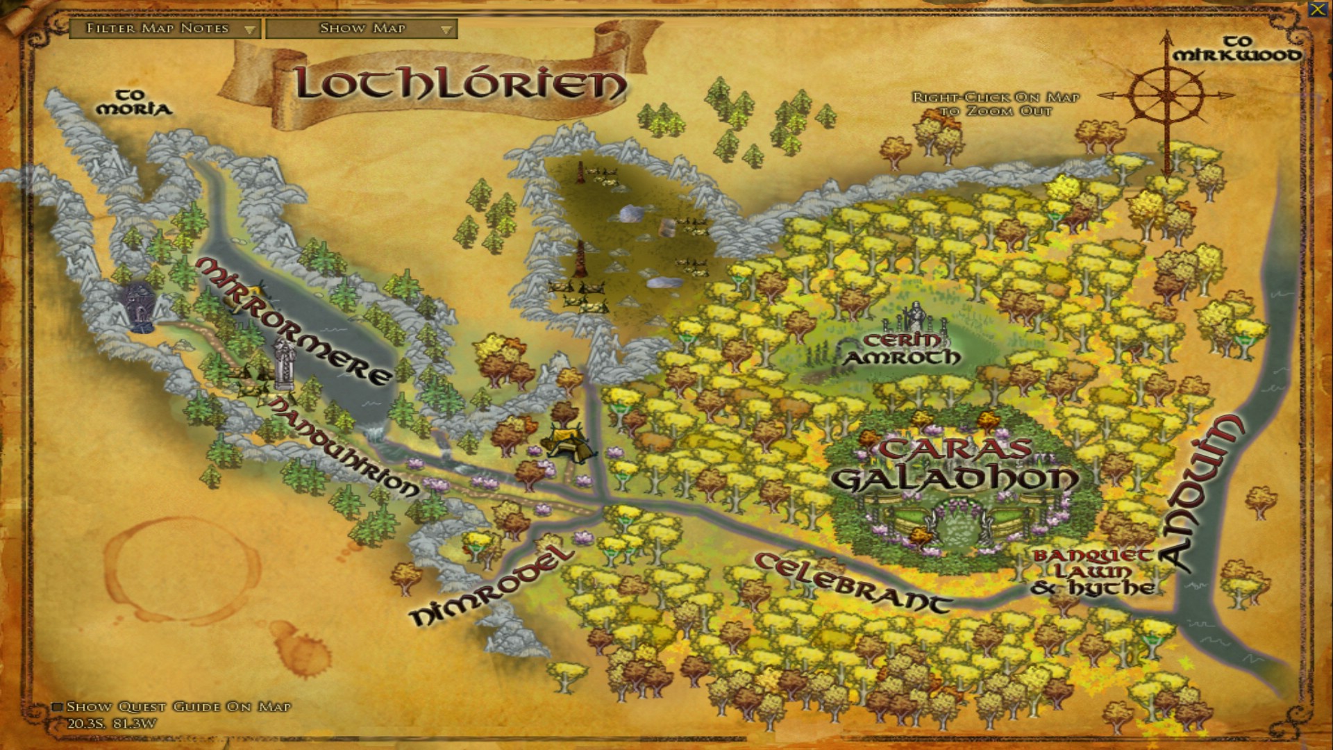 File:Lothlórien map.jpg - Lotro-Wiki.com