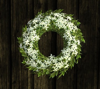 File:White Midsummer Floral Wreath.jpg