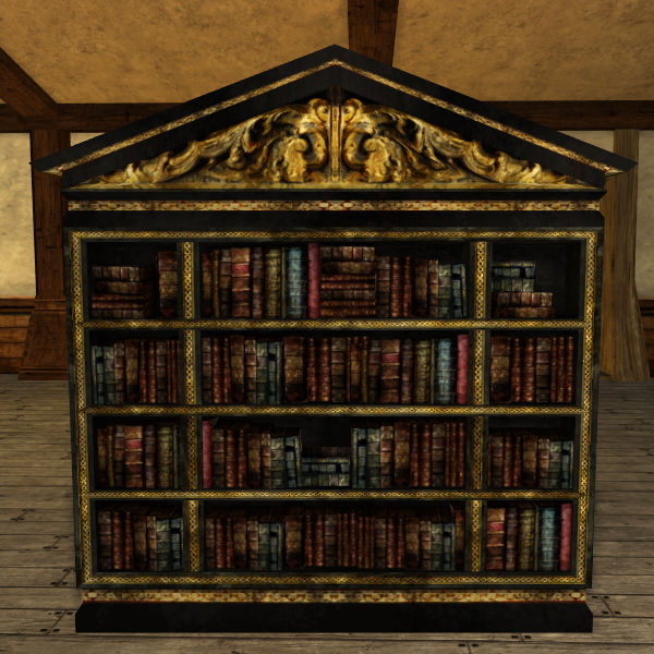 Item:Centre-arched Gondorian Bookshelf - Lotro-Wiki.com