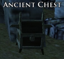 An aged chest.