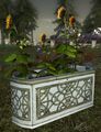 Alabaster Planter with Sunflowers