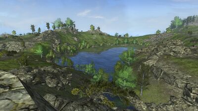 The source of the Glindim is a peaceful lake in Pinnath Gelin.