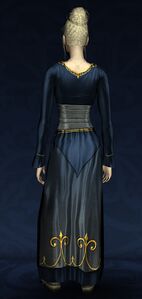 Festive Azure Party Dress