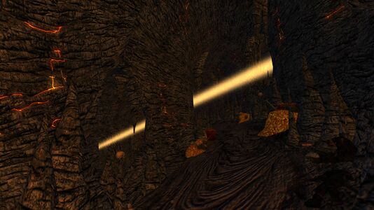 Draigoch's fatal eye-beams searching the tunnels