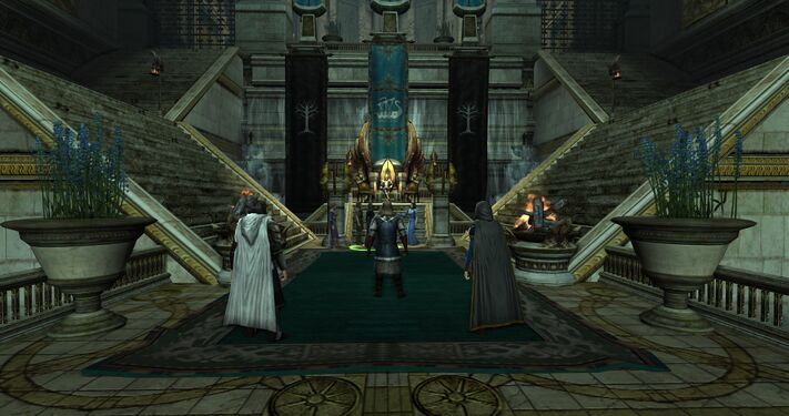During the King's audience