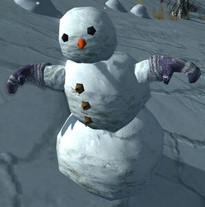 Image of Virgil's Mitten-wearing Snowman