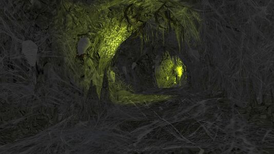 Ascent into the spider-tunnels