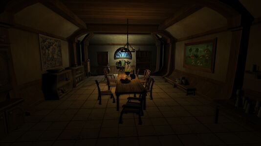 Dining room in Bag End